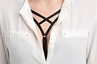 Decorative crossed bra straps